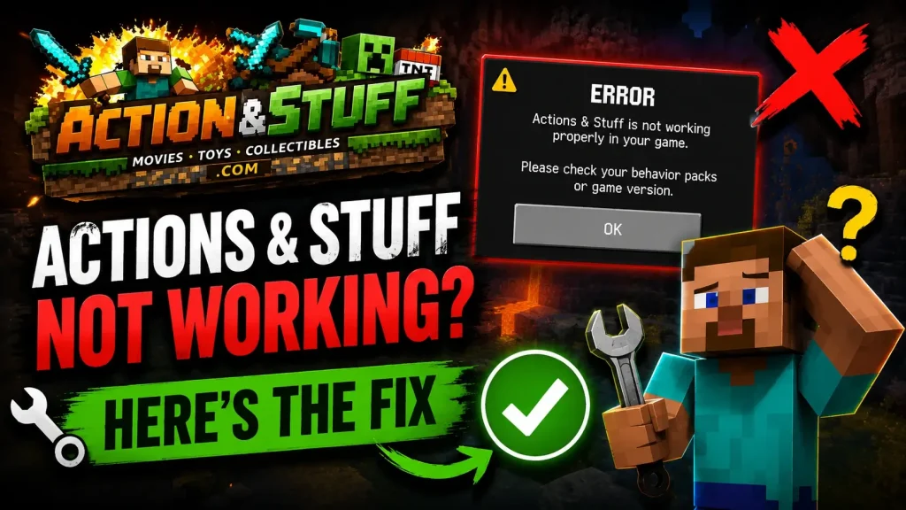 Actions and Stuff Not Working